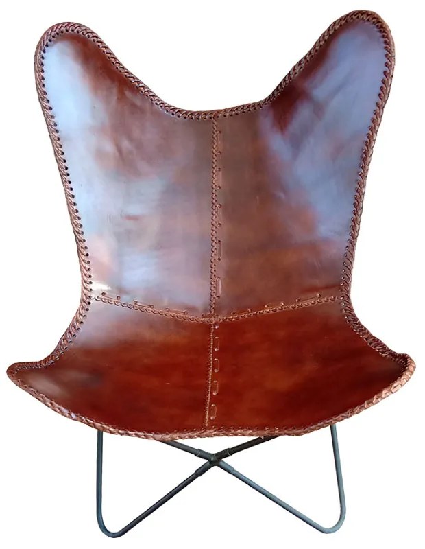 MARIPOSA ΠΟΛΥΘΡΟΝΑ COGNAC 70x70xH90cm - 01-3104