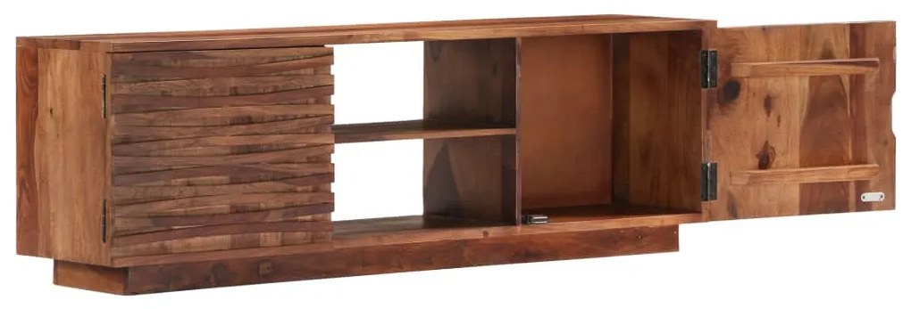 vidaXL Έπιπλο Τηλεόρασης 120 x 30 x 40 εκ. από Μασίφ Ξύλο Ακακίας