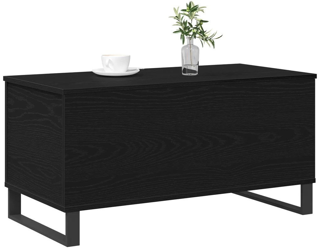 vidaXL Τραπεζάκι Καφέ Μαύρης Βελανιδιάς 90x44.5x45 εκ. Επεξεργασμένο Ξύλο