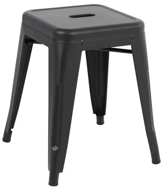 ΣΚΑΜΠΟ ΜΕΤΑΛΛΙΚΟ MELITA HM0096.42 ΣΕ ΜΑΥΡΟ ΜΑΤ ΧΡΩΜΑ 37x37x45Υεκ. (1 Τεμμάχια)