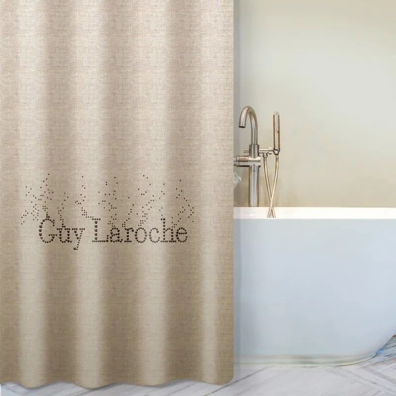 Κουρτίνα Μπάνιου Pandora Sand Guy Laroche 240Πx190Υ 240x190cm Microfiber