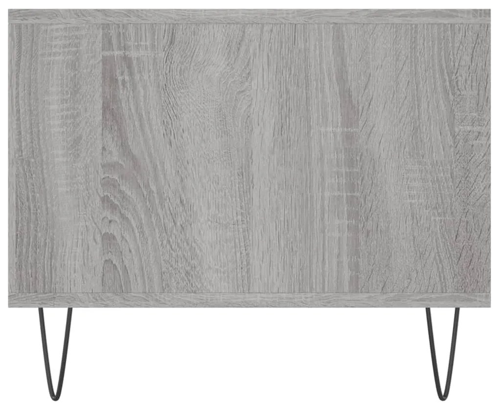 vidaXL Τραπεζάκι Σαλονιού Γκρι Sonoma 102x50x40 εκ. Επεξεργασμένο Ξύλο