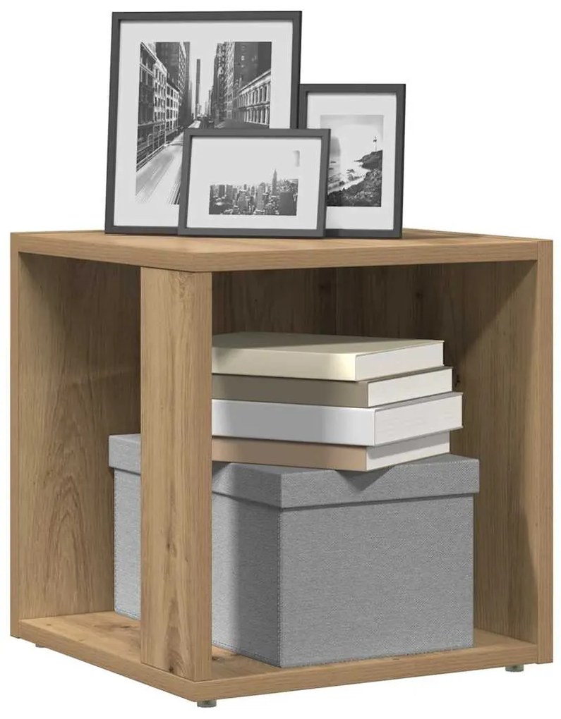 vidaXL Βοηθητικό Τραπέζι Αρτισιανή Δρυς 33x33x34 εκ. Επεξ. Ξύλο