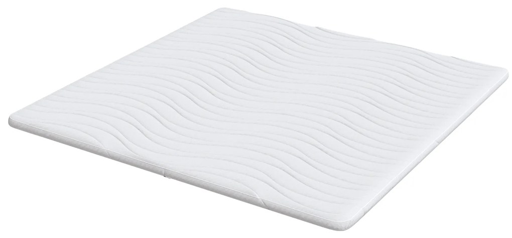vidaXL Στρώματα Λευκό 180 x 200 cm Πολυεστέρας χωρίς κόλλα
