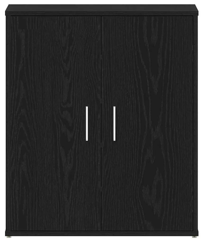 vidaXL Παπουτσοθήκη Μαύρη δρυς 60 x 35 x 70 cm Επεξεργασμένο ξύλο