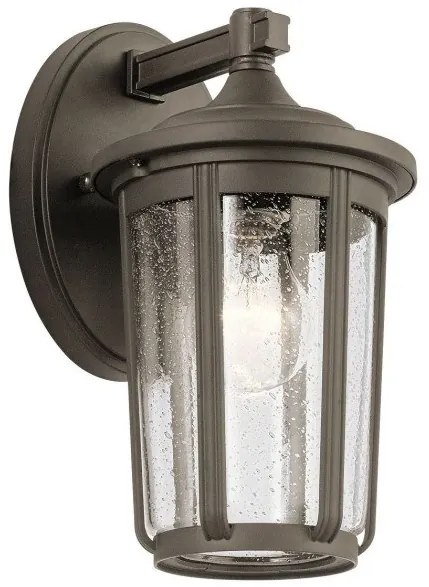 Φανάρι Απλίκα Φωτιστικό Τοίχου 1xE27 IP44 28cm Fairfield Quintiesse Elstead Lighting-QN-FAIRFIELD-M-OZ-Μπρονζέ QN-FAIRFIELD-M-OZ