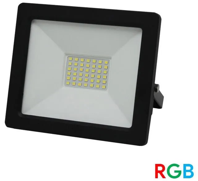 Adeleq Προβολέας LED RGB 24VDC 30W 4 Καλωδίων (Χρειάζεται Controller) Μαύρο 3-39302499