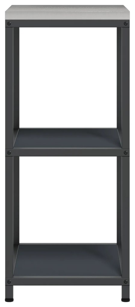 vidaXL Ράφι Αποθήκευσης Κουζίνας Ανθρακί 60 x 50 x 92 εκ. Ατσάλι