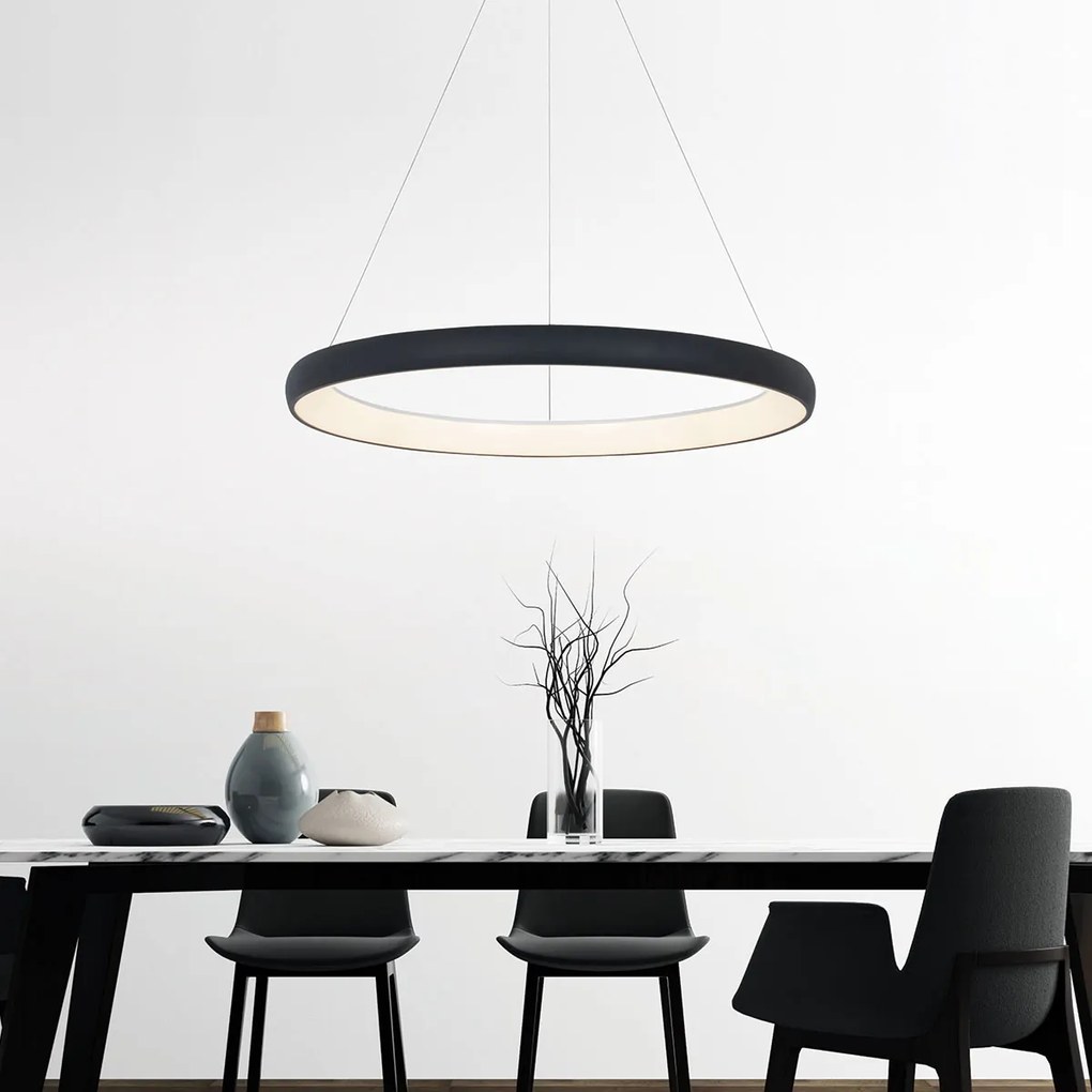 Φωτιστικό Οροφής LED Dimmable Zambelis 2052 Sandy Black
