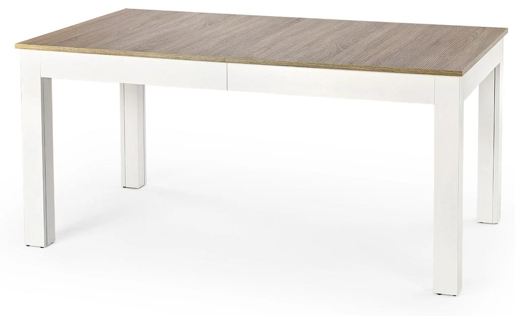 SEWERYN 160/300 cm extension table color: sonoma oak / white DIOMMI V-PL-SEWERYN-ST-SONOMA/BIAŁY