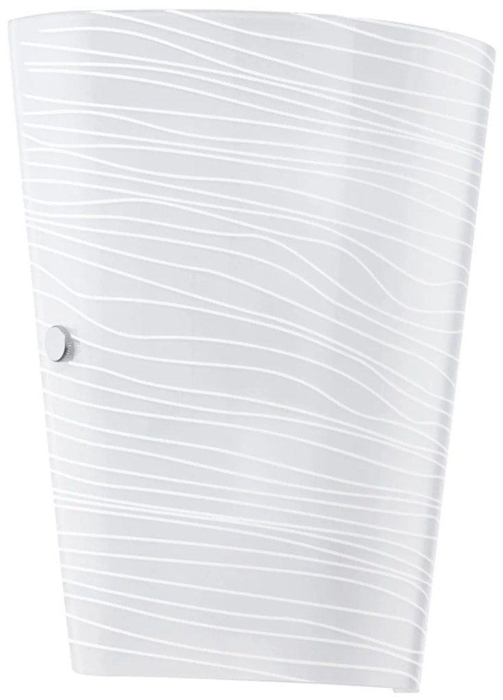 Φωτιστικό Τοίχου Caprice 91856 White-Grey Eglo Μέταλλο,Γυαλί