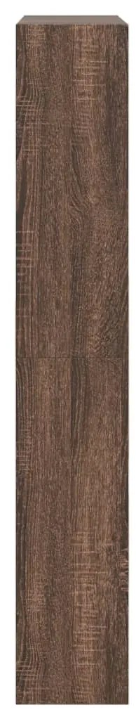vidaXL Παπουτσοθήκη Καφέ δρυς 80x21x125,5 εκ. από Επεξεργασμένο Ξύλο
