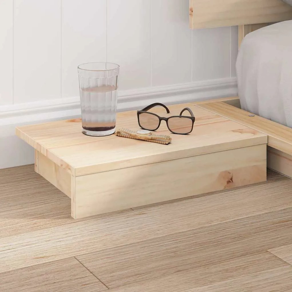 vidaXL Σκελετός Κρεβατιού Καφέ 120 x 190 cm ξύλο