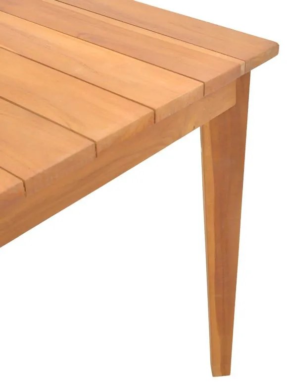 Τραπέζι κήπου Ory Ξύλο Teak σε Φυσικό χρώμα 160x80x75εκ. 160x80x75 εκ.