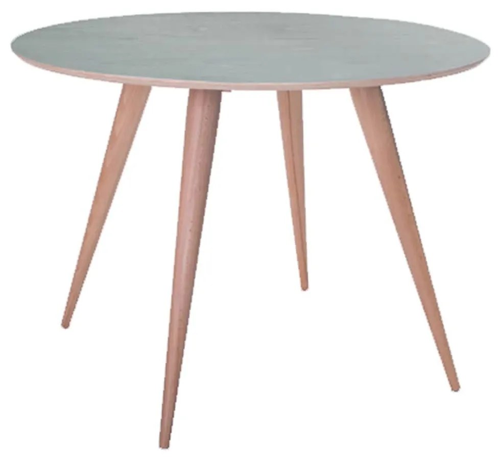 Τραπέζι Planet Round Grey Φ105X75 cm Wood