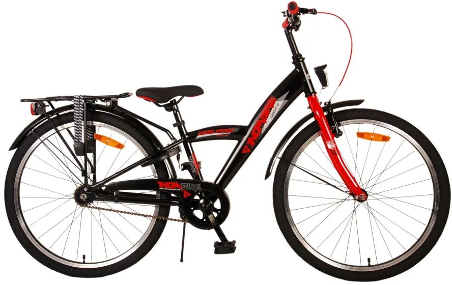 Thombike 24 Inch 23 cm Boys Coaster Brake BlackRedVolare