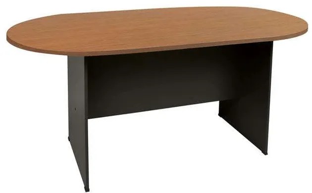 Τραπέζι Συνεδρίου -Α Oval ΕΟ122,1New Dark Grey-Cherry