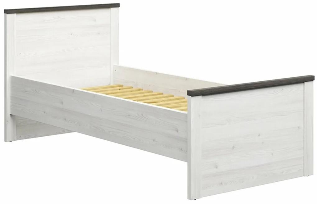 Κρεβάτι Boston CG132, Μονόκλινο, Γκρι, 90x200, Πλαστικοποιημένη μοριοσανίδα, 100x207x95cm, 53 kg | Epipla1.gr