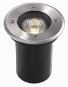 Σποτ Χωνευτό Στεγανό PARK PT1 ROUND SMALL 032832 Ideal Lux-32832-Ασημί 032832