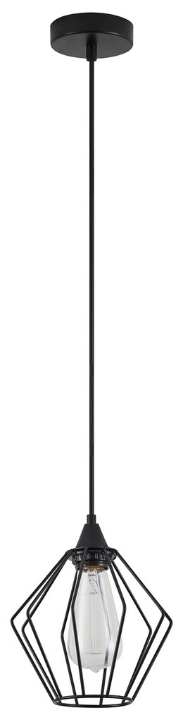 SE21-BL-B10-GR1 ADEPT PENDANT Black Metal Grid Pendant+