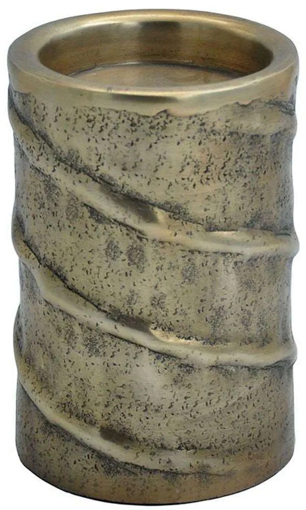 Κηροπήγιο 939-124-013 12x15cm Antique Gold Aluminium