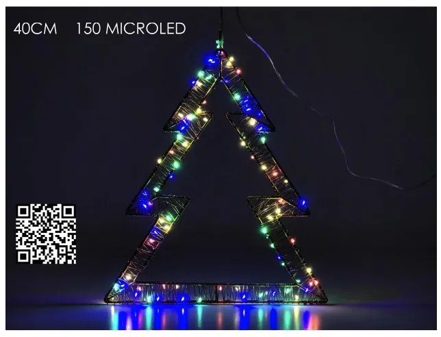 Δέντρο Φωτιζόμενο 150 Micro LED RGB 40cm 06510733 ArteLibre 06510733