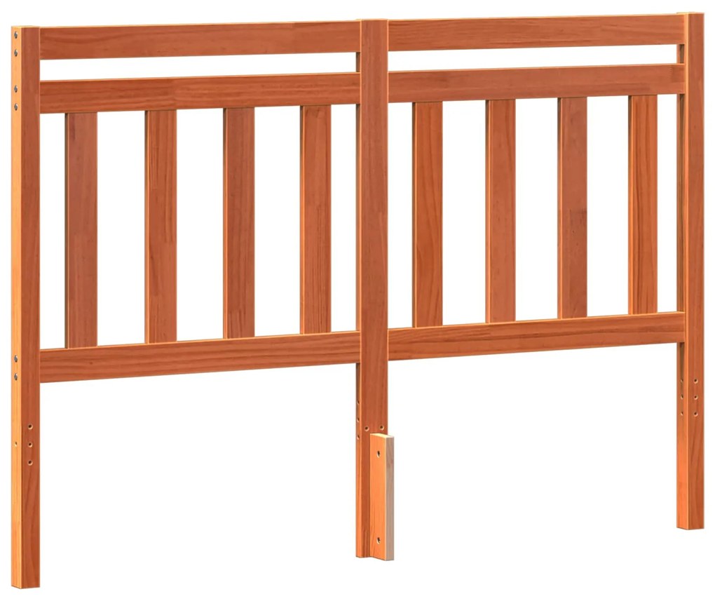 vidaXL Κεφαλάρι με κεφαλάρι Κερωτό καφέ 155,5 x 100 cm