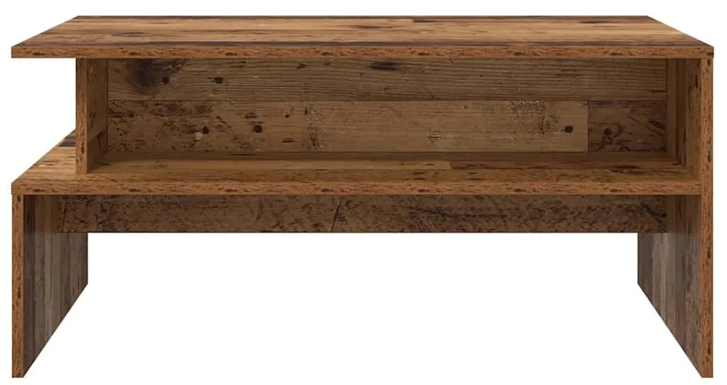 vidaXL Τραπεζάκι σαλονιού Παλιό ξύλο 90 x 55 x 42.5 εκ