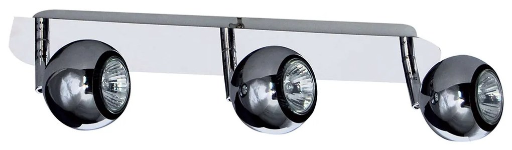 Σποτ Τρίφωτο Homelighting Sphera 77-2075 Chrome