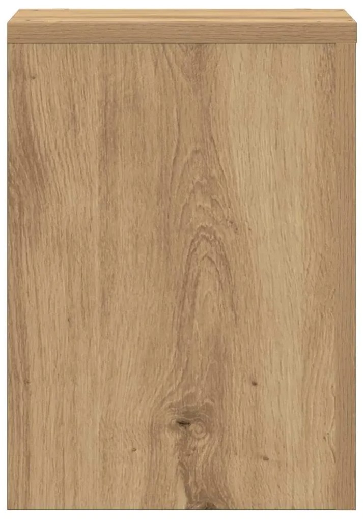 vidaXL Βάσεις Φυτών 2 τεμ. Αρτισιανή Δρυς 25x25x35 εκ. Επεξ. Ξύλο