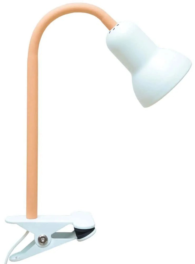 Φωτιστικό Γραφείου Με Κλιπ 780SGN4780 Φ9x35cm 1xE14 40W Coral-White Opviq
