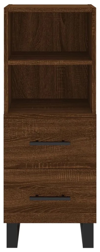 vidaXL Ντουλάπι Καφέ Δρυς 34,5 x 34 x 90 εκ. Επεξεργασμένο Ξύλο