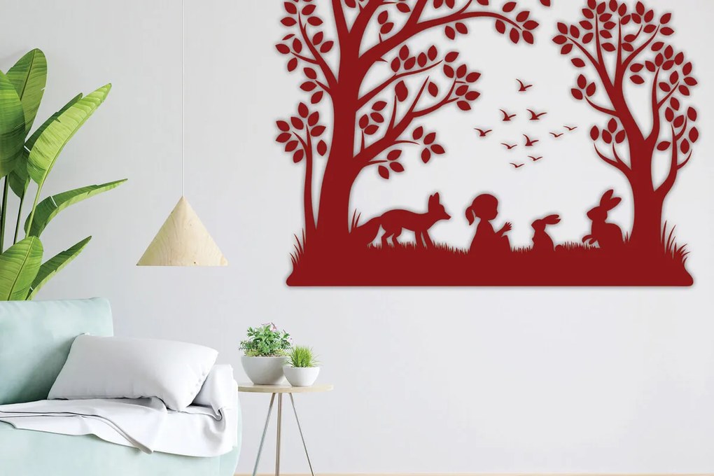 Intra απο ξύλο plywood 3mm-4mm πάχος – Διακόσμηση τοίχου παιδικού δωματίου Paper Cut 7 Δίασταση  40x30 cm INTRAFABR-115521936