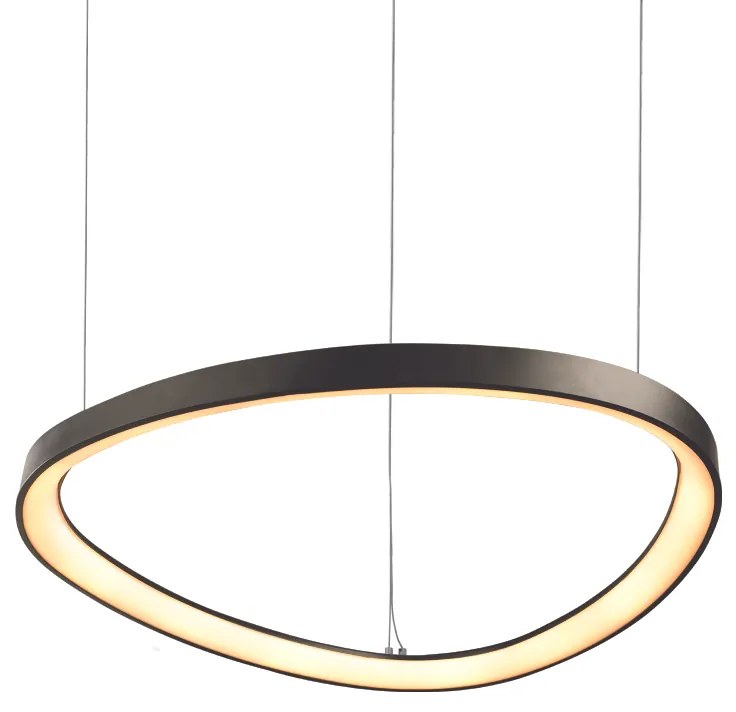 Φωτιστικό Κρεμαστο Aca BR97LEDP60BKCCT Μαύρο Ματ (Black Mat) 3000-4000-6000K