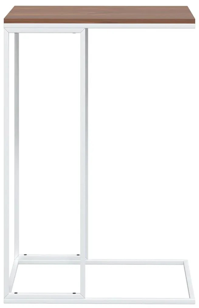 vidaXL Τραπέζι Βοηθητικό Λευκό 40 x 30 x 59 εκ. από Επεξεργασμένο Ξύλο