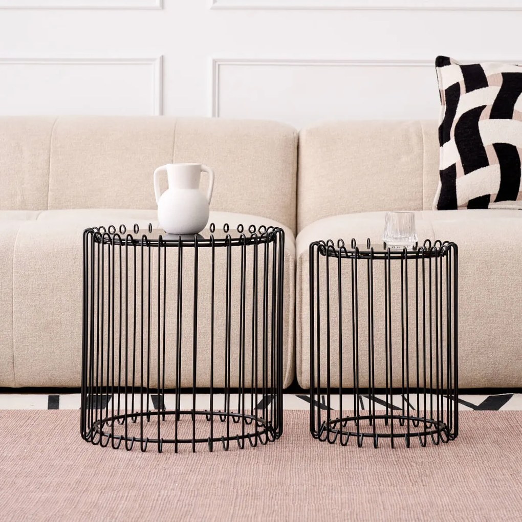 Τραπεζάκια σαλονιού Temporal Lite-Mauro