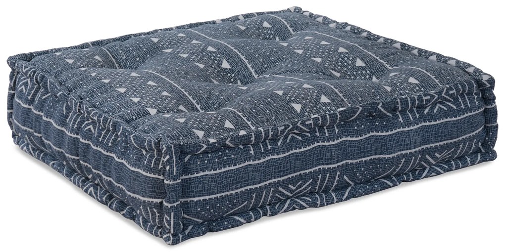 vidaXL Modular Pouffe Ινδικό 70x70x54 Υφάσμα