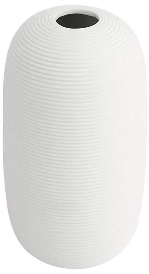 Βάζο Κεραμικό Mitane 421014 8x14,5cm White Eglo Κεραμικό