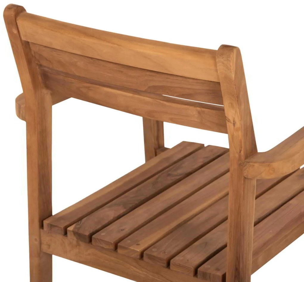 ΠΟΛΥΘΡΟΝΑ ERIETTA ΞΥΛΟ TEAK ΣΤΟΙΒΑΖΟΜΕΝΗ HM9534 ΣΕ ΦΥΣΙΚΟ ΧΡΩΜΑ 60x54x87Y εκ.