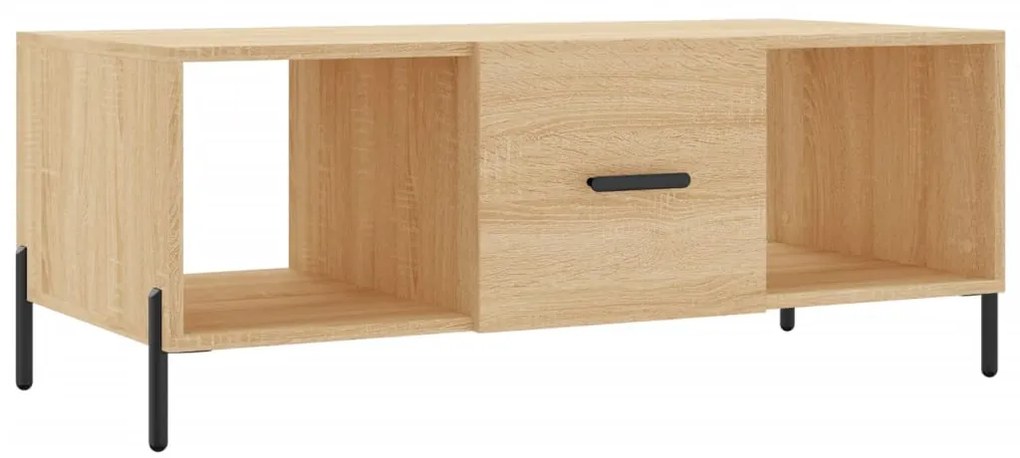 vidaXL Τραπεζάκι Σαλονιού Sonoma Δρυς 102x50x40 εκ. από Επεξεργ. Ξύλο