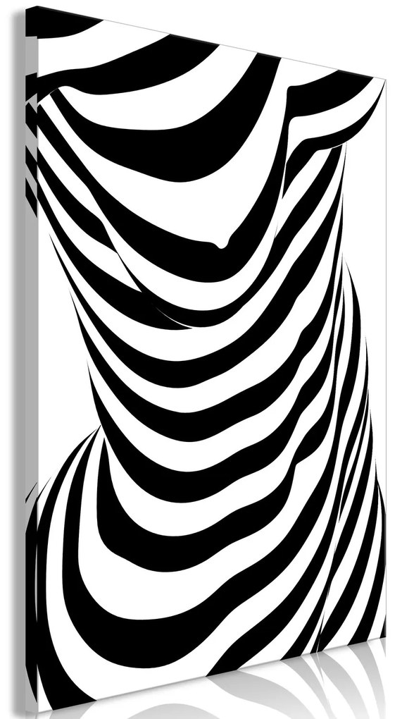 Πίνακας - Zebra Woman (1 Part) Vertical - 40x60