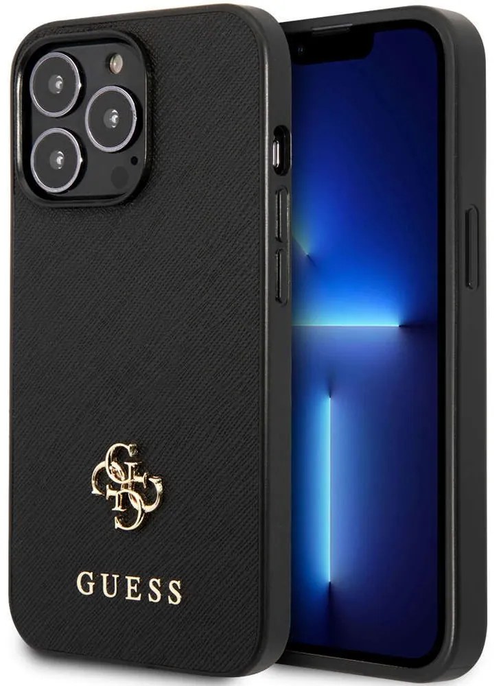 Θήκη Προστασίας iPhone 13 Pro "Small 4G Logo Collection" GUHCP13LPS4MK Black Guess