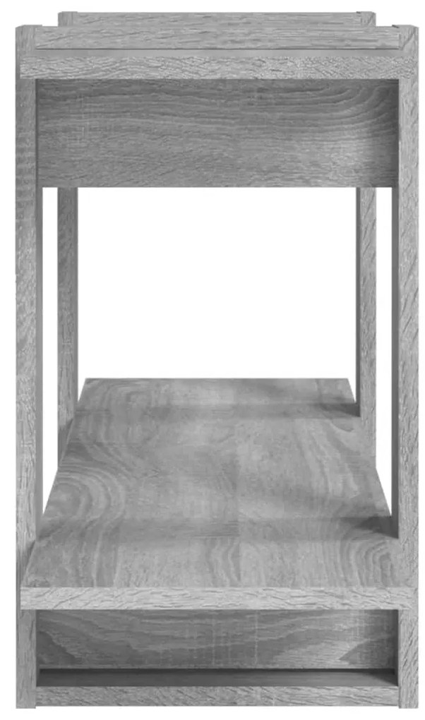 vidaXL Βιβλιοθήκη Ραφιέρα Γκρι Sonoma 100x30x51 εκ. Επεξεργασμένο Ξύλο