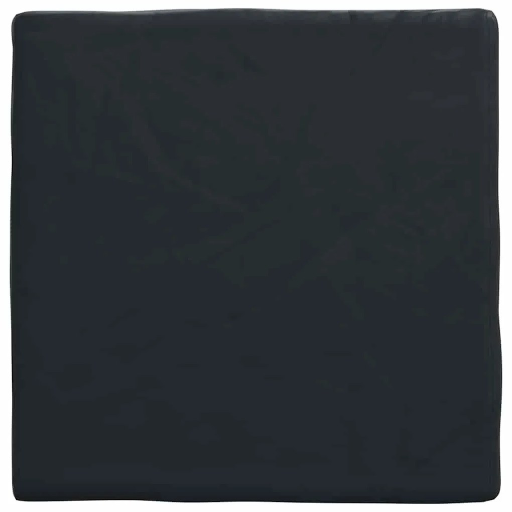 vidaXL Κάλυμμα Τραπέζι Μονόχρωμο Μαύρο 62 x 62 x 15 εκ ύφασμα