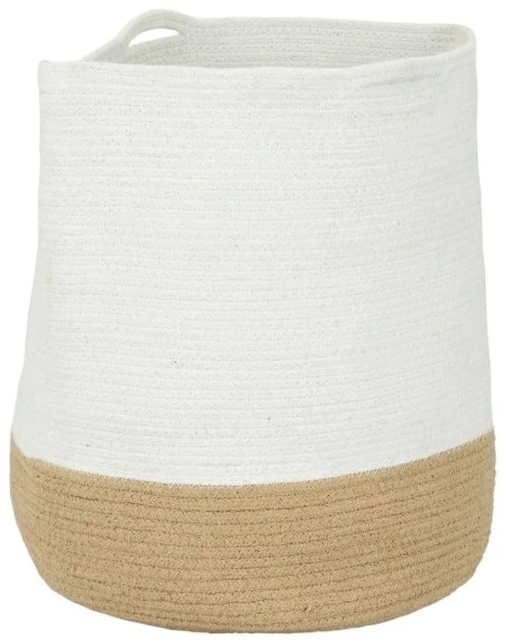 Καλάθι Αποθήκευσης Toyama 426501 35x40cm White-Beige Eglo Cotton