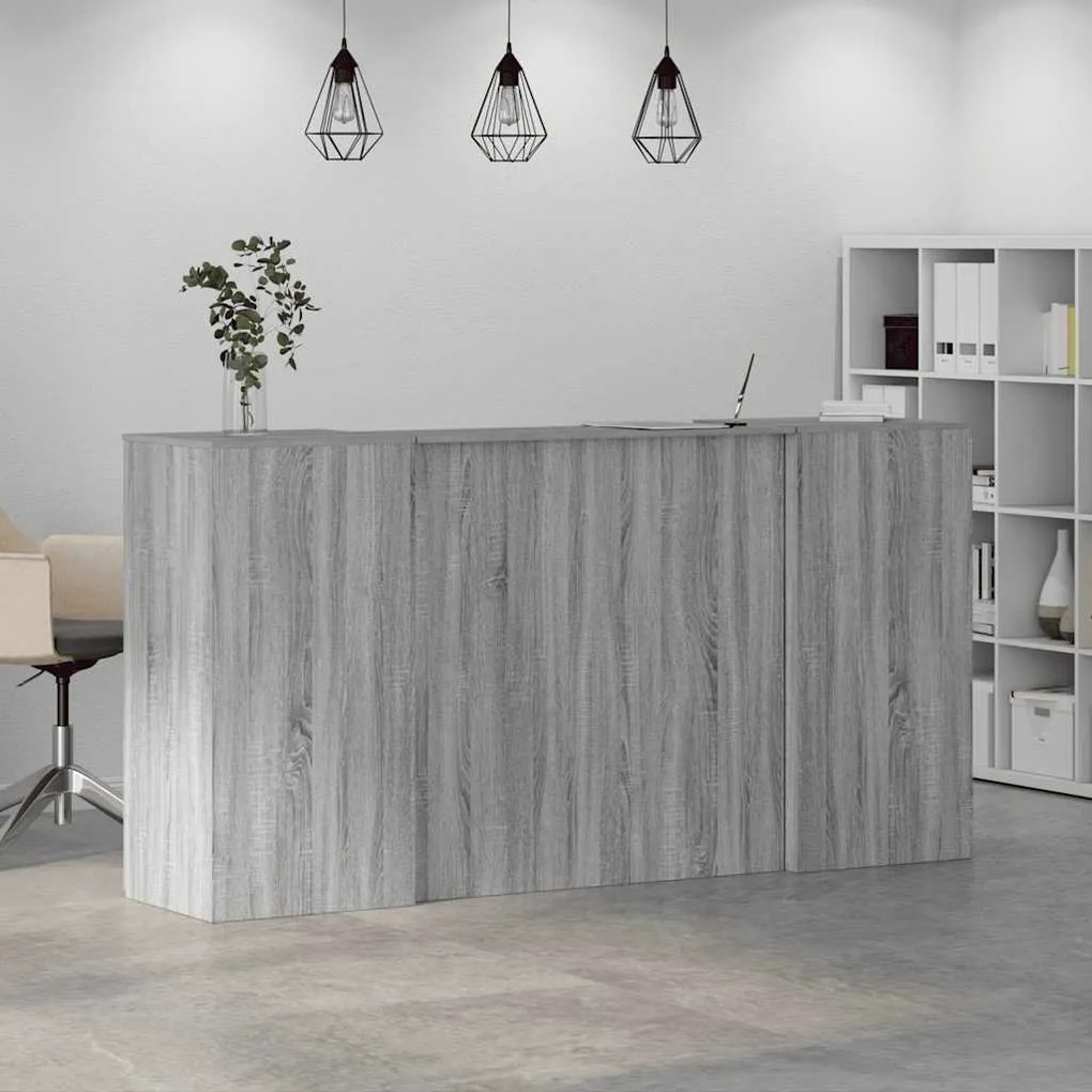 vidaXL Γραφείο υποδοχής 200x50x103,5 εκ. Επεξεργασμένο Ξύλο