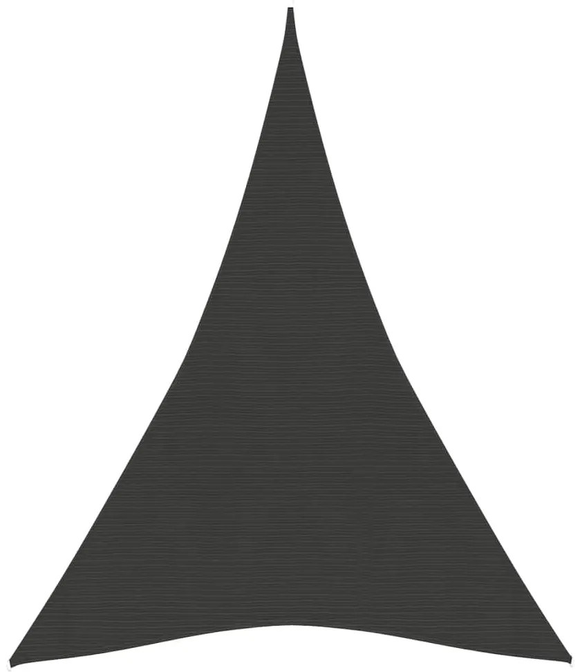 vidaXL Πανί Σκίασης Ανθρακί 5 x 7 x 7 μ. από HDPE 160 γρ./μ²