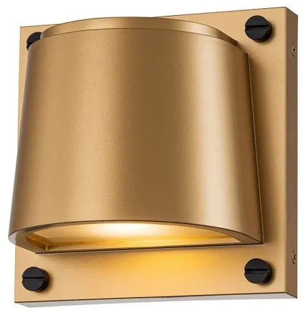 Απλίκα Φωτιστικό Τοίχου 1xGU10 IP44 Scout Elstead Lighting-HK-SCOUT-PHB-Ορείχαλκος HK-SCOUT-PHB