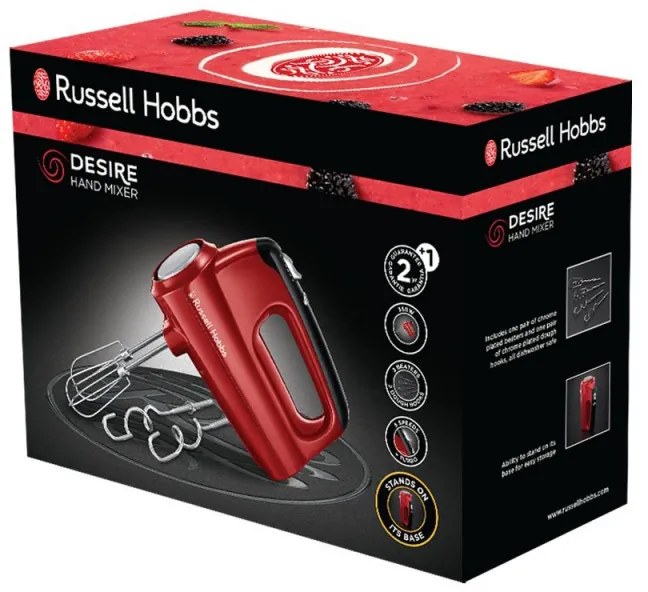 Russell Hobbs Desire 24670-56 Μίξερ Χειρός, 350W, Κόκκινο