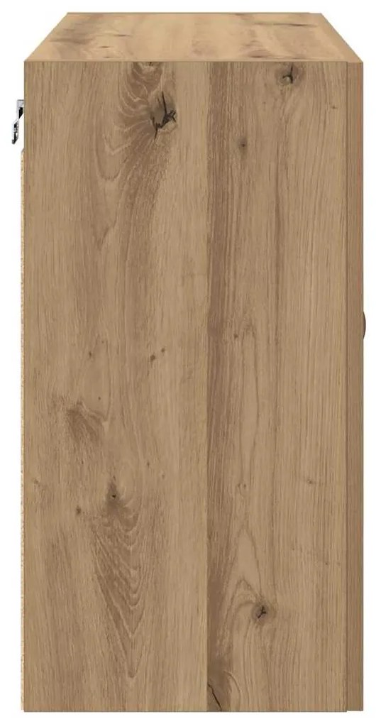 vidaXL Ντουλάπα Τοίχου Επιτοίχιο artisan δρυς 60 x 31 x 60 εκ.